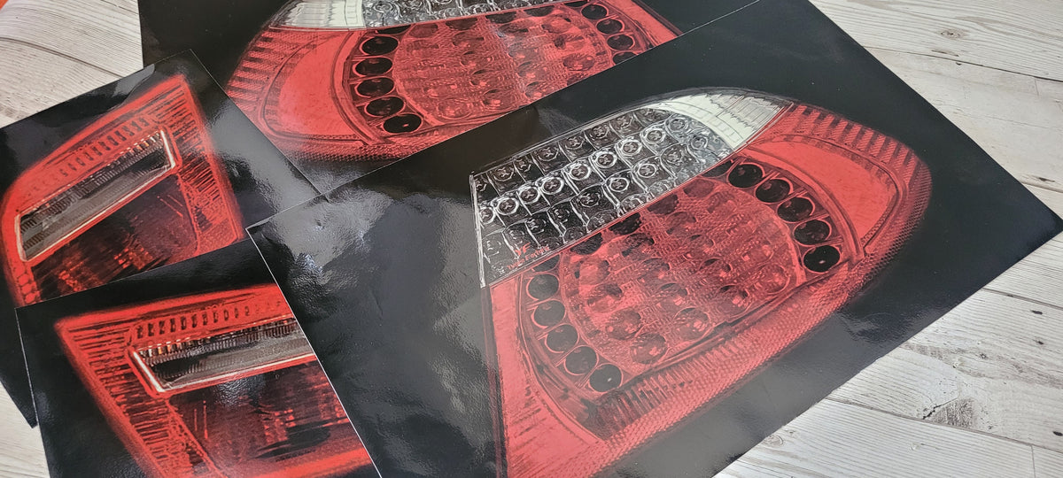 3D Stickers for BMW E46 Coupe Rear Light Blanks