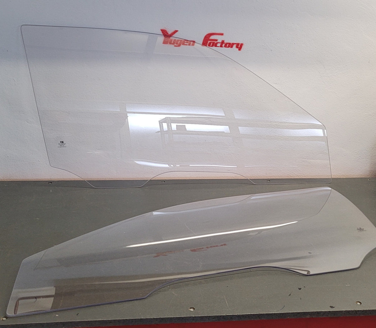 Honda EK9 Thermoformed Polycarbonate Front Door Windows