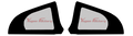 Nissan 350Z Thermoformed Polycarbonate Rear Quarter Window Set