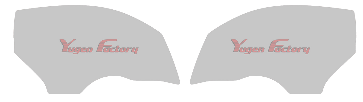 Nissan 350Z Thermoformed Polycarbonate Door Windows