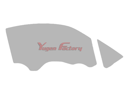 Toyota GT86 Thermoformed Polycarbonate Door Windows