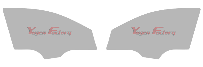 Mazda RX8 Thermoformed Polycarbonate Front Door Windows