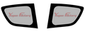 Mazda RX8 Thermoformed Polycarbonate Rear Quarter Window Set