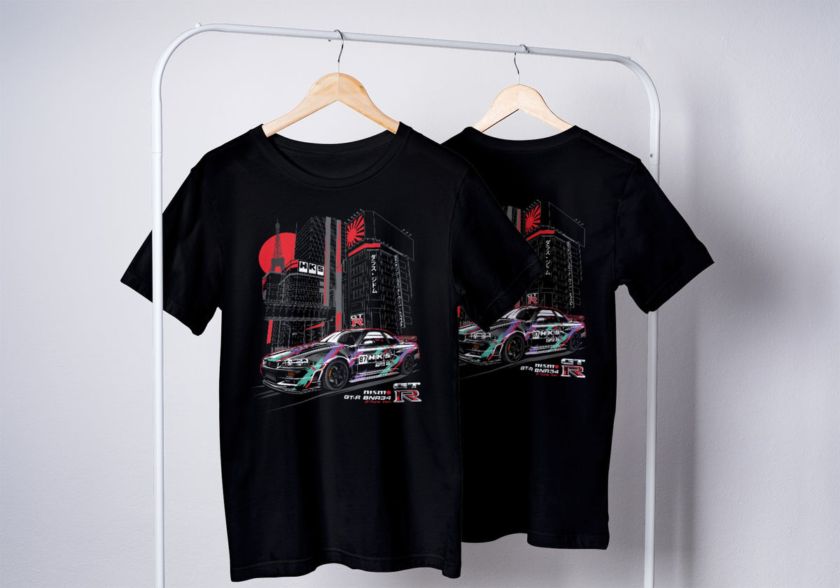 Nissan R34 GTR T-Shirt Yugen Factory