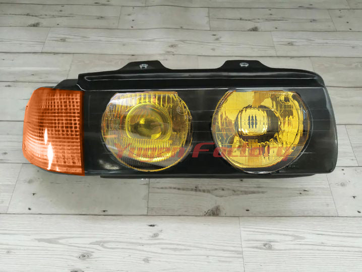 BMW E36 French Yellow 3D Stickers for Saloon Coupe Compact
