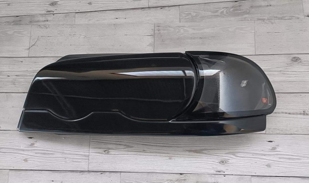 E46 Coupe Pre-Facelift Headlight Blanks with LED lights