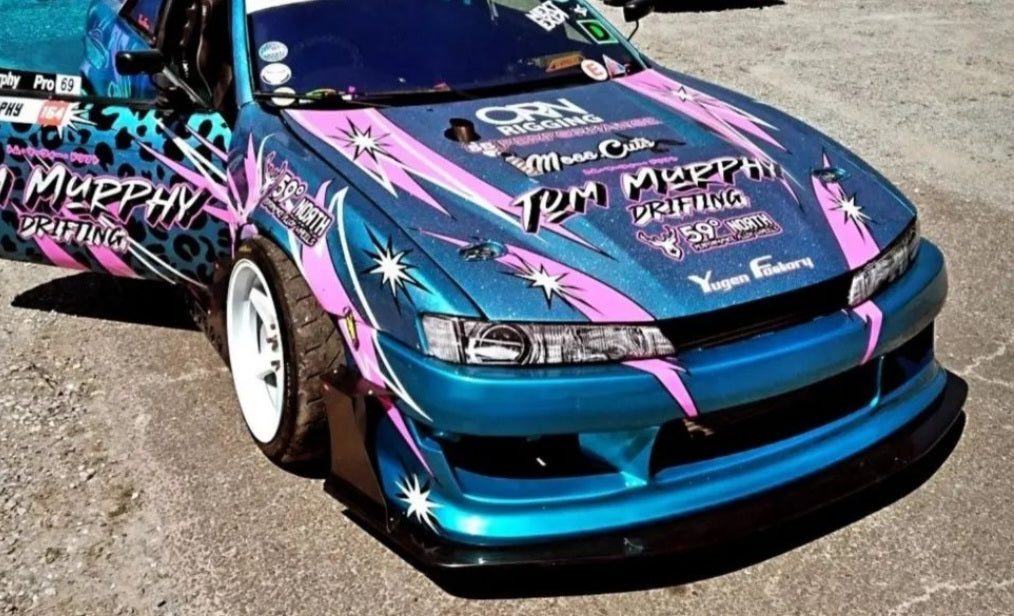 Nissan Silvia S14 Kouki Headlight Blanks with 3D Stickers