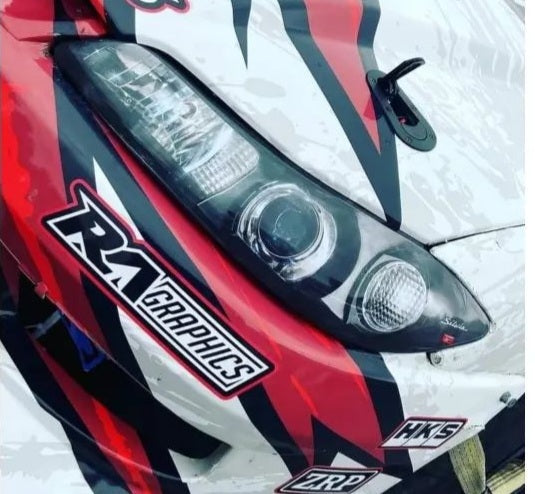 Nissan Silvia S15 Headlight Blanks with 3D Stickers