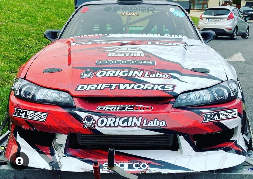 Nissan Silvia S15 Headlight Blanks with Stickers