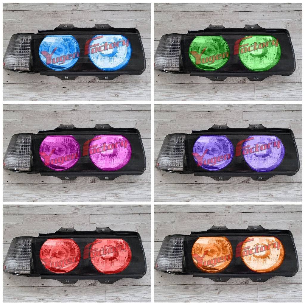 BMW E36 Saloon and E36 Compact Custom Colour Headlight Blanks with 3D Stickers
